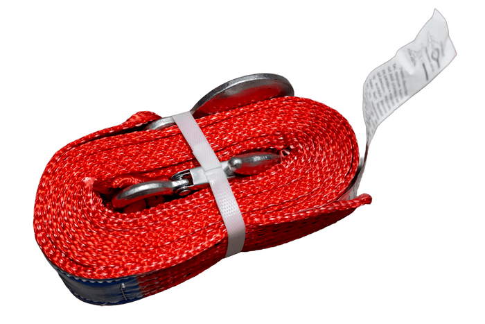 Σχοινί ρυμούλκησης OUTLET με γάντζους Ιμάντας ρυμούλκησης UNITRAILER 4,5m/50mm/5t πορτοκαλί