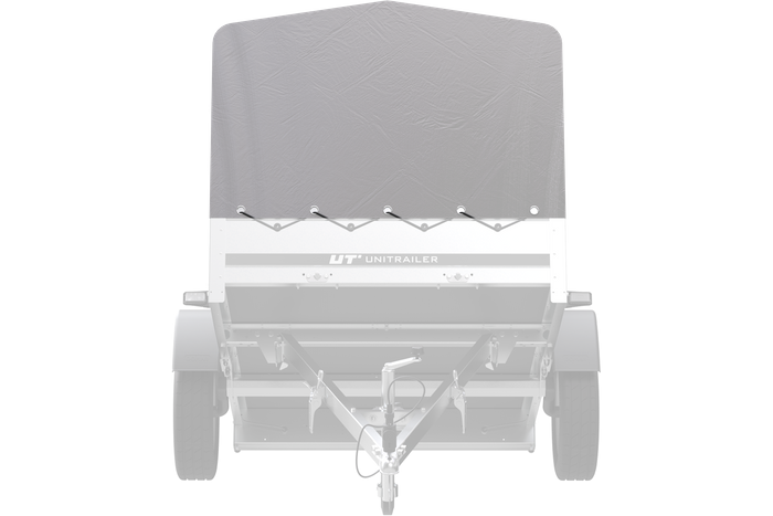 Κάλυμμα πλαισίου h-800 UNITRAILER μουσαμάς για τρέιλερ 200x125cm GARDEN 201 KIPP