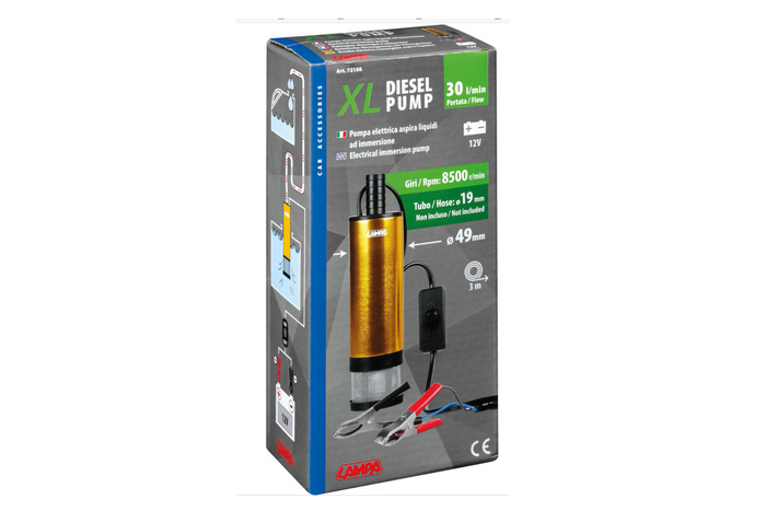 Ηλεκτρική υποβρύχια αντλία LAMPA 12V 30L/min