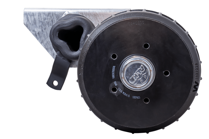 AL-KO EURO άξονας φρένων για ρυμουλκούμενο σκάφους 1800kg 1845/1955mm 2430mm 5x112