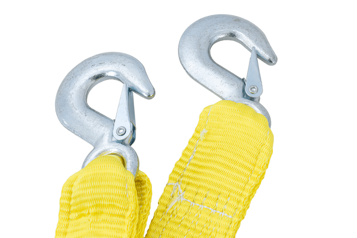 Σχοινί ρυμούλκησης με γάντζους Ιμάντας ρυμούλκησης UNITRAILER 4,5m/50mm/3t κίτρινο