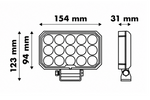 Λάμπα εργασίας LED ανακλαστήρας LAYTZ LY7303 60xLED 6000lm ορθογώνια