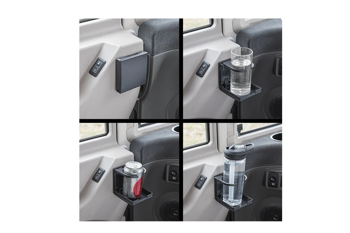 ProPlus 761474V01BK πτυσσόμενη θήκη ποτών για κουτάκια και μπουκάλια διαμέτρου 58-98 mm