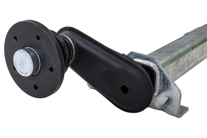 AL-KO PLUS άξονας χωρίς φρένο για ρυμουλκούμενο / ρυμουλκούμενο 1300kg 1500mm 1950mm 5x112