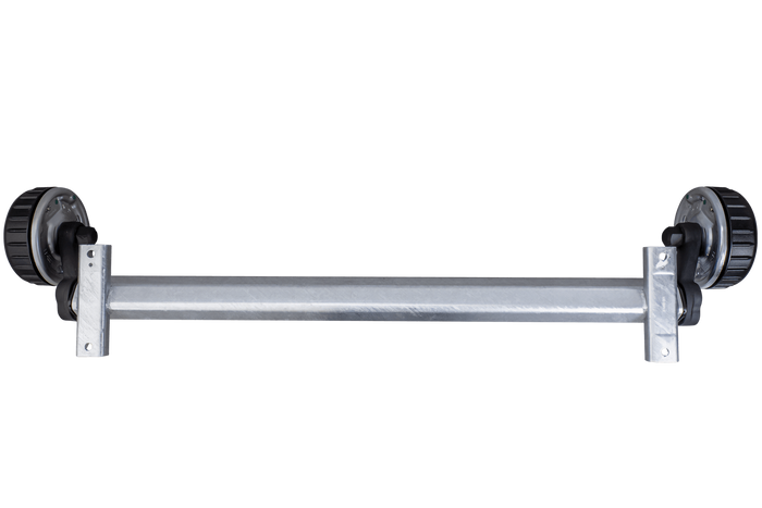 AL-KO EURO άξονας φρένων για ρυμουλκούμενο / ρυμουλκούμενο 1800kg 1350mm 1850mm 5x112