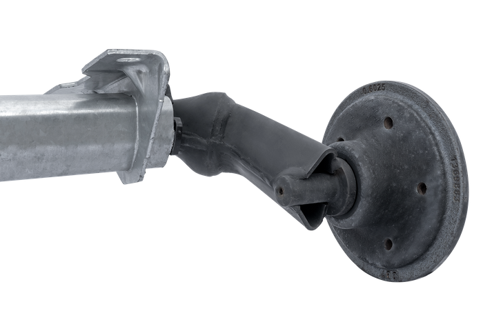 AL-KO OPTIMA άξονας χωρίς φρένο για ρυμουλκούμενο 750kg 1200mm 1630mm 5x112