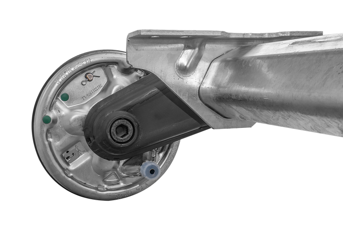 AL-KO COMPACT άξονας φρένων για ρυμουλκούμενο / ρυμουλκούμενο 1500kg 1600mm 2050mm 5x112