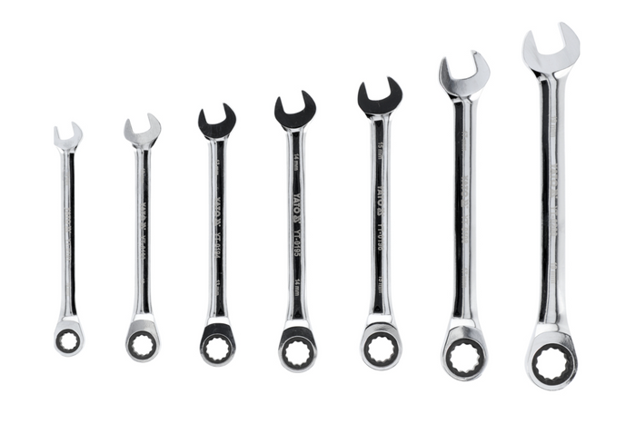 YATO YT-0208 κλειδιά καστάνιας 10-19mm 7 τεμάχια.