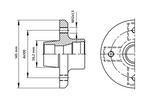 Πλήμνη για άξονα χωρίς φρένα AL-KO 4x100 375kg