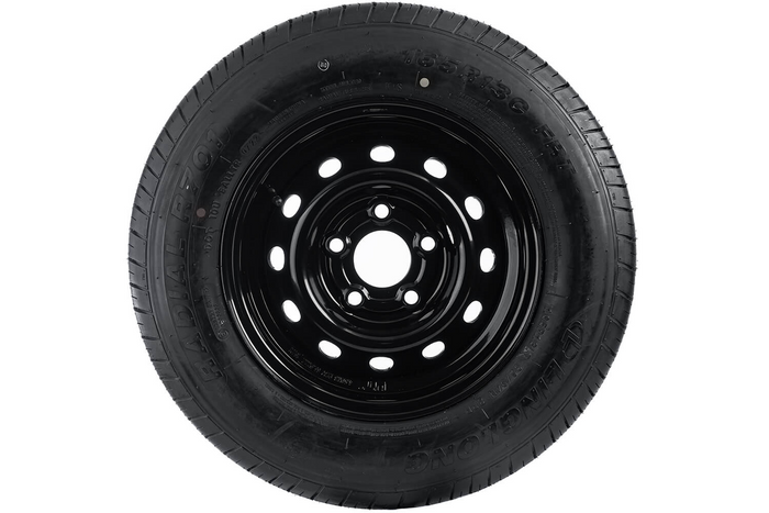 Ενισχυμένος τροχός τρέιλερ LINGLONG TIRE 165/80 R13C 96/94N UNITRAILER RIM μαύρο 4.5Jx13"H2 5x112 ET:30
