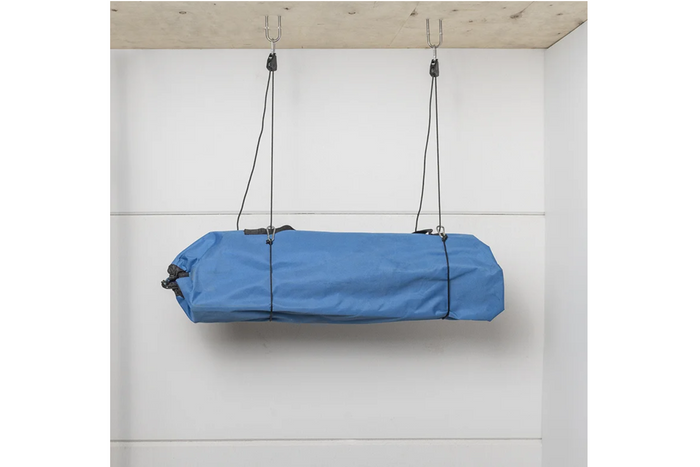 Σετ δύο βαρούλκων συρματόσχοινου ProPlus 320054, ανυψωτικό συρματόσχοινου με καστάνια, 2,5m, 68kg