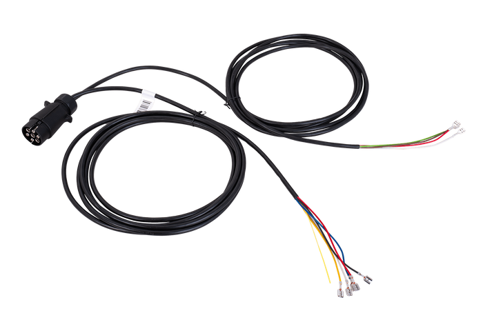 MANTES ηλεκτρική καλωδίωση ρυμουλκούμενου 4m 7PIN βύσμα 6.3 ακροδεκτών