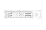 Ανακλαστήρας λάμπας εργασίας LED KAMAR LB0033 24xLED 2900lm
