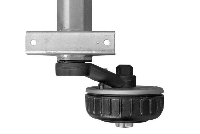 AL-KO EURO άξονας φρένων για ρυμουλκούμενο / ρυμουλκούμενο 1800kg 1400mm 1900mm 5x112