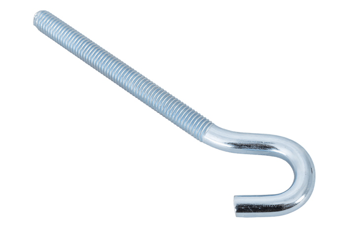 Γάντζος κατασκευής DROMET HZ M8x120 με ανοιχτό άκρο (λυγισμένο)