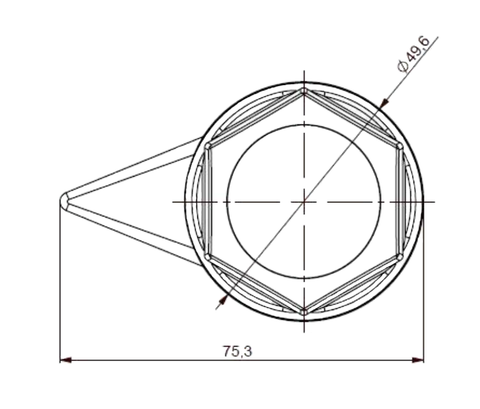 ΚΑΛΥΜΜΑ CAPSEL SCREW ΜΑΥΡΟ ΥΨΗΛΟ F32 TIR GAUGE
