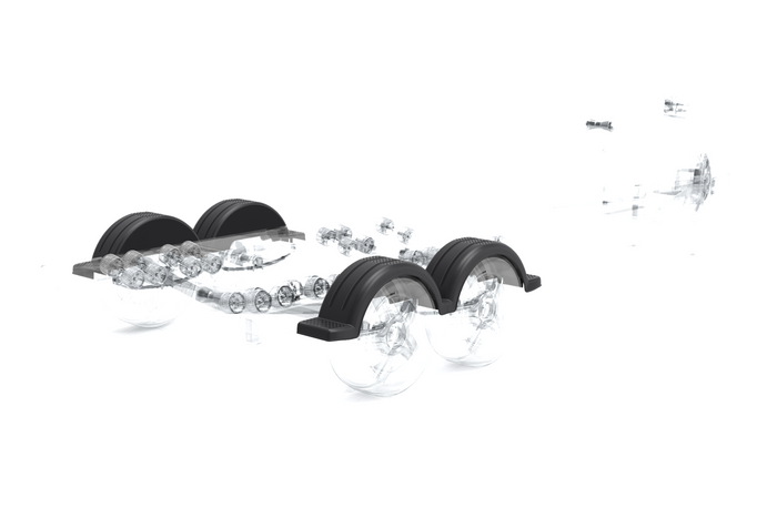 Φτερό για τρέιλερ σκάφους 13" DOMAR D20422S θόλος τροχού 830/240mm