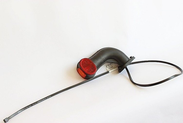 ASPÖCK SUPERPOINT II αριστερό φωτιστικό σήμανσης σε ελαστικό βραχίονα