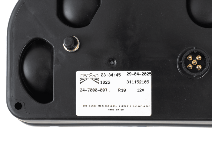 Πίσω φανός ASPÖCK Multipoint II, 6 λειτουργιών, αριστερά