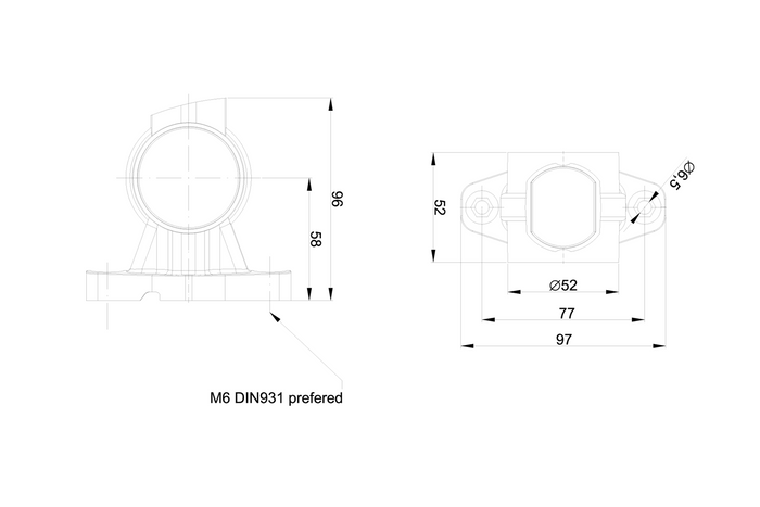 FRISTOM FT-140A Φώτα σήμανσης LED 3 λειτουργίες αριστερά + δεξιά