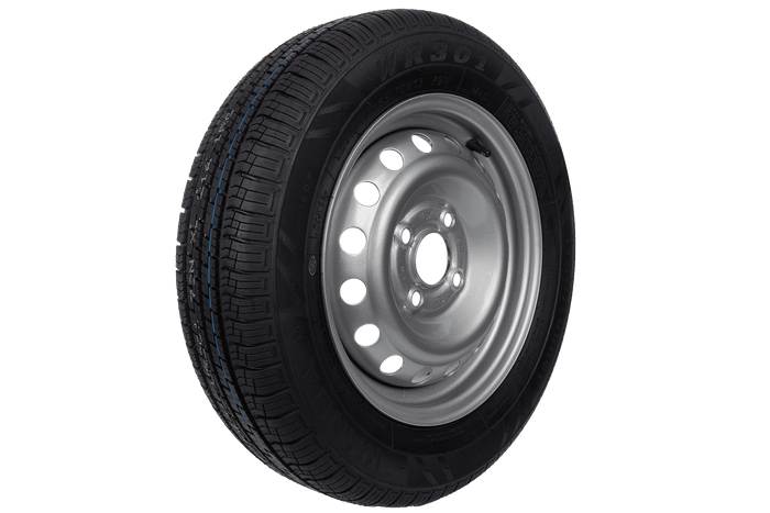 Ενισχυμένος τροχός, ελαστικό 155/70 R13 79N XL, ζάντα 4JX13 4x100 ET:30 57mm