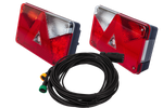 Πίσω φώτα ASPÖCK + 7-PIN πλεξούδα MANTES 7m