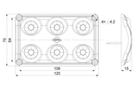 HORPOL LWD2154 LED εσωτερικό φωτιστικό αυτοκινήτου 990lm