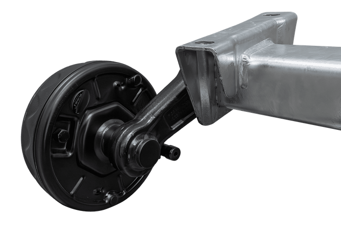 KNOTT VGB13 φρένος άξονας για ρυμουλκούμενο / ρυμουλκούμενο 1350kg 1500mm 1950mm 4x100