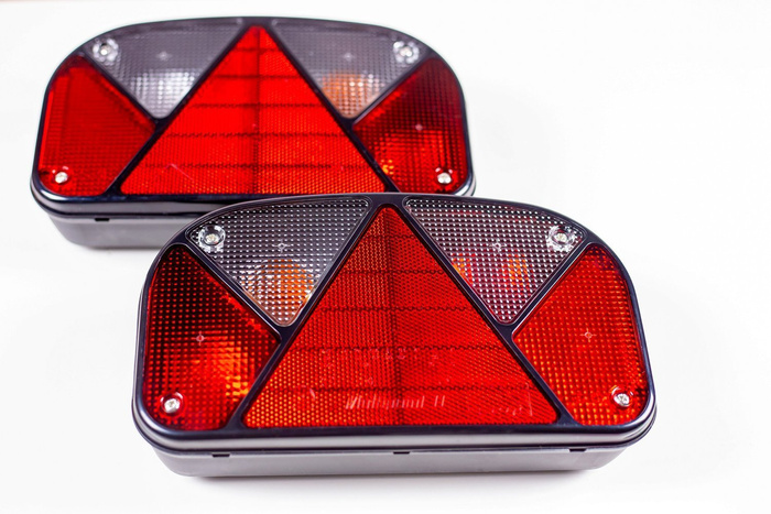 Πίσω φώτα ASPÖCK MULTIPOINT II + ΜΑΝΤΕΣ 5m πλεξούδα 13 PIN