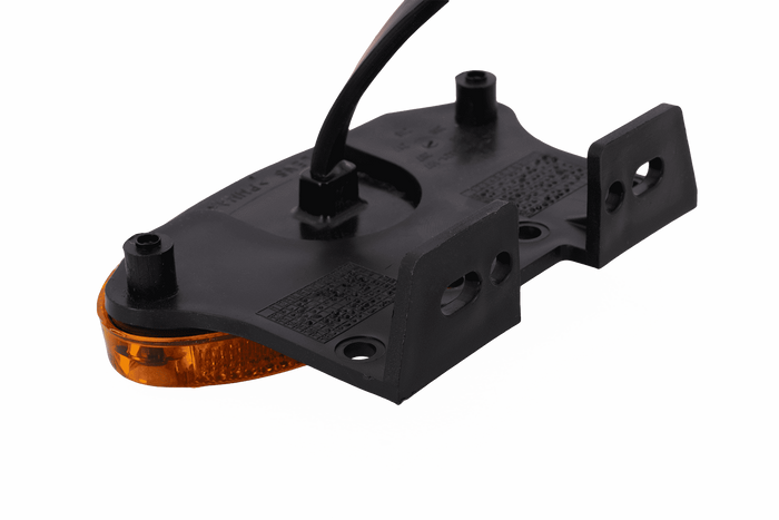 Λαμπτήρας LED ASPÖCK FLATPOINT II, πορτοκαλί, γενικής χρήσης, με βραχίονα