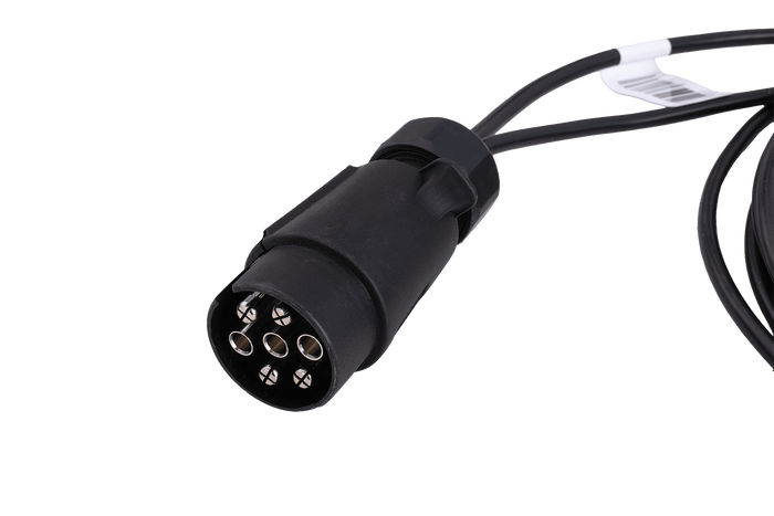 MANTES ηλεκτρική καλωδίωση ρυμουλκούμενου 4m 7PIN βύσμα 6.3 ακροδεκτών