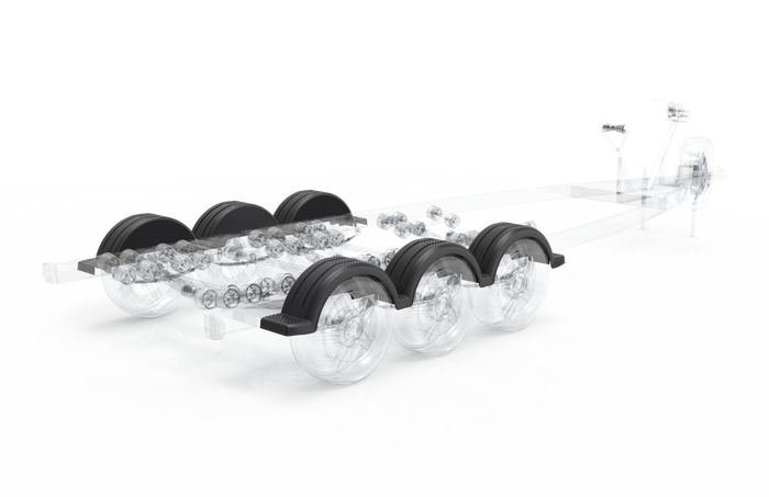 Σετ δύο λασπωτήρες για ρυμουλκούμενο σκάφους 13-14" DOMAR D20422, θόλοι τροχών 950/240mm