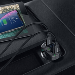 Πομπός bluetooth 4.2 MP3 τύπου FM BASEUS T + 2x USB 3.4A φορτιστής αυτοκινήτου