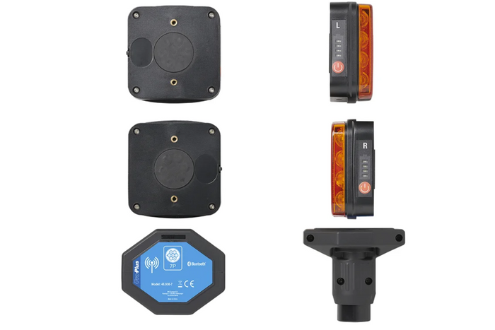 Πίσω φώτα ProPlus LED 7-PIN 4 λειτουργίες αριστερά + δεξιά, μαγνητικά, bluetooth