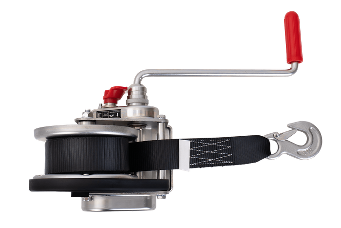 Βαρούλκο, βαρούλκο χειρός για ρυμουλκούμενο AL-KO 900 κιλών με ζώνη 7 μέτρων, φρένο και αυτόματο ξετύλιγμα