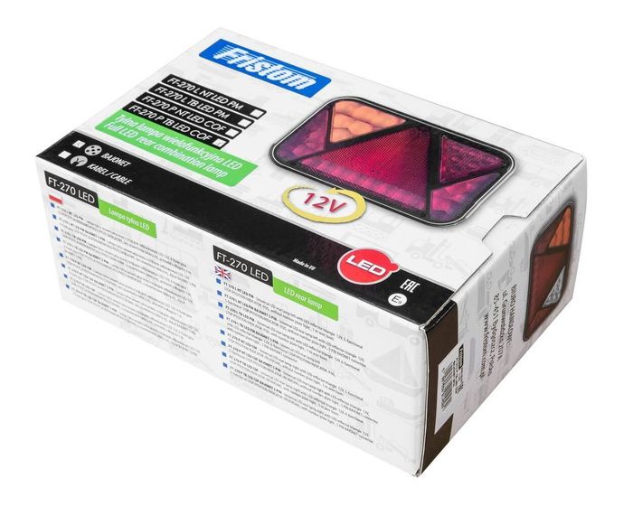 Πίσω φώτα FRISTOM FT-270 LED 7 λειτουργίες αριστερά+δεξιά