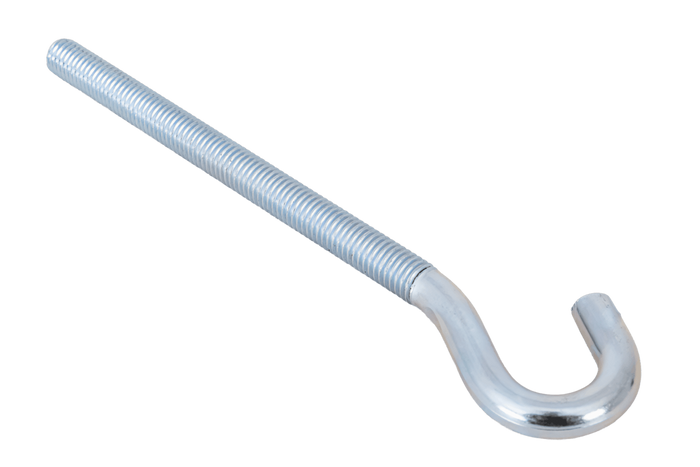 Γάντζος κατασκευής DROMET HZ M8x140 με ανοιχτό άκρο (λυγισμένο)